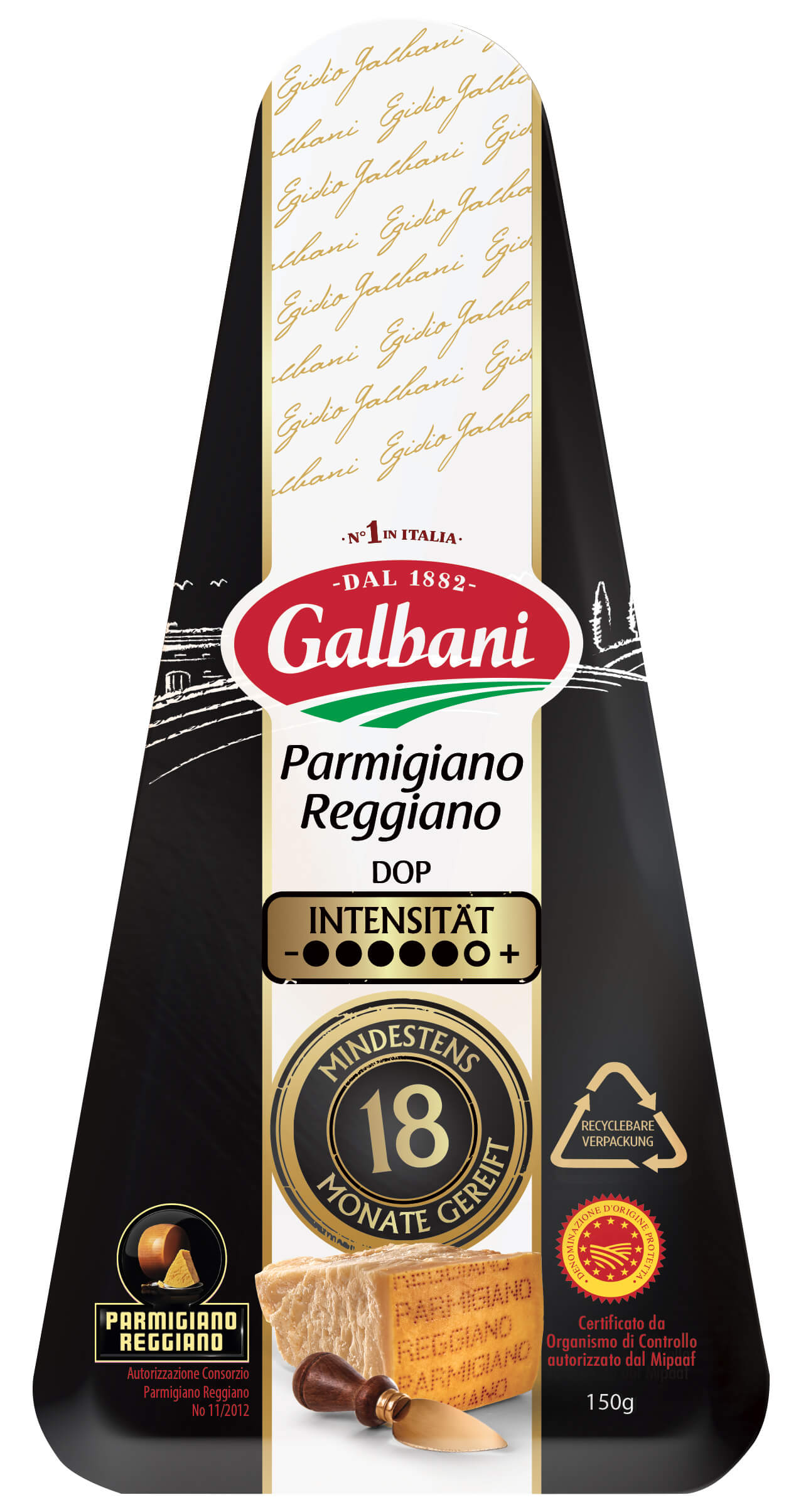 Galbani Parmigiano Reggiano D.O.P. 18 Monate 150 g - Galbani