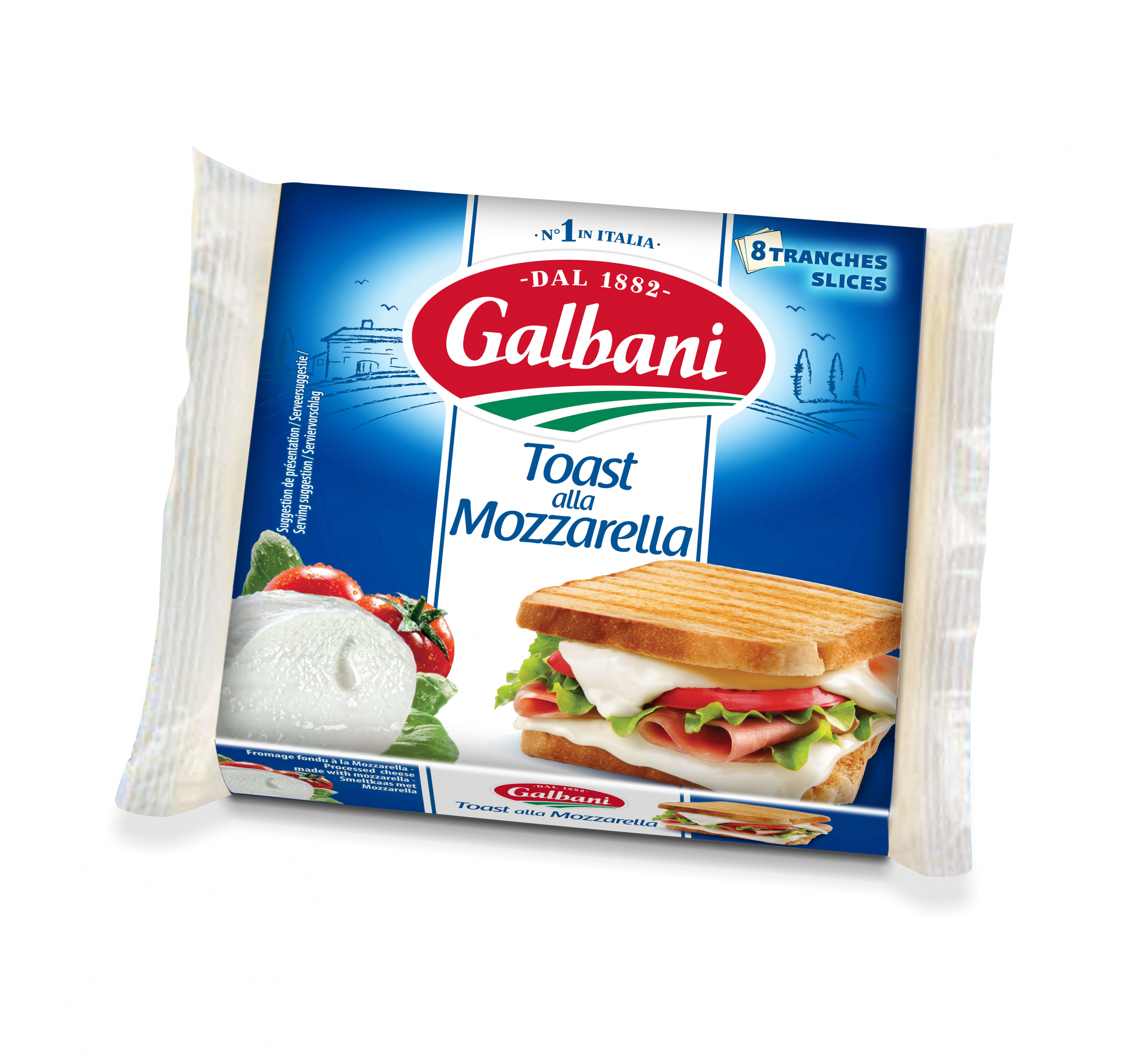 Galbani Toast alla Mozzarella 150 g - Galbani