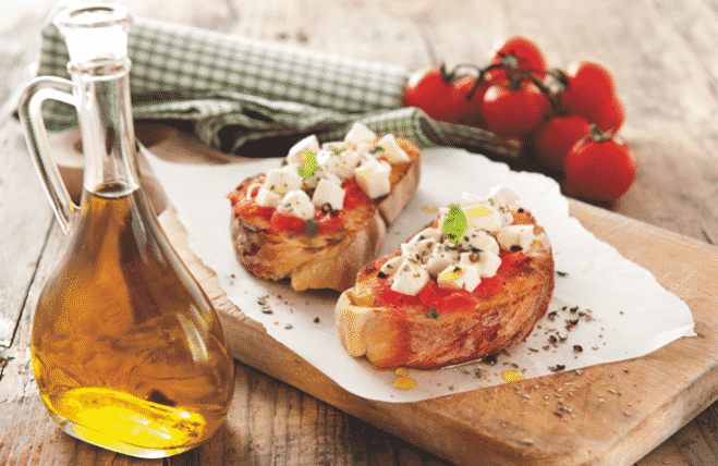 Rustikale Bruschette mit Büffelmozzarella - Galbani