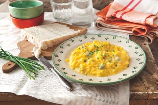 Safran-Risotto mit Gorgonzola - Galbani