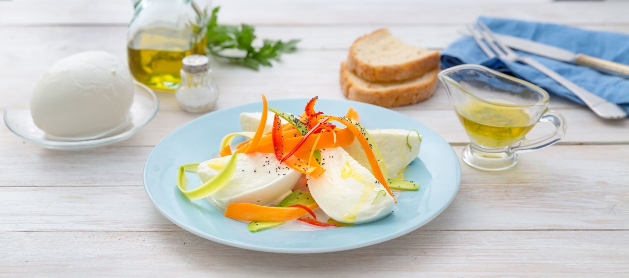 Sommergemüse-Salat mit Mozzarella - Galbani